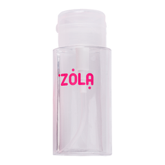 Zola ємність пластикова для рідини з помпою-дозатором (прозора)
