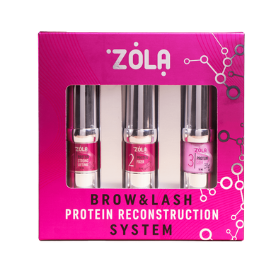 Zola Набір для ламінування Brow&Lash Protein Reconstruction System