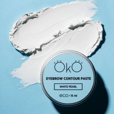 OKO Паста для бровей Eyebrow Contour Paste White Pearl, 15 мл