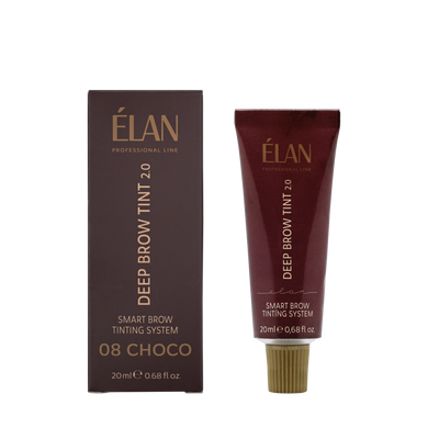 Elan Фарба для брів Deep Brow Tint 2.0 08 CHOCO natural brown 20 мл