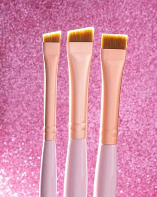 Zola Набор кистей для покраски бровей Magic Brow Brush, светло-розовый