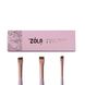 Zola Набор кистей для покраски бровей Magic Brow Brush, светло-розовый