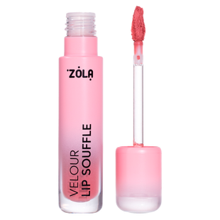 ZOLA Оксамитова матова помада VELOUR LIP SOUFFLE, 01 ROSE DREAM