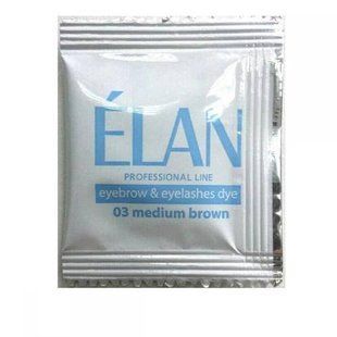 Elan eyebrow gel with oxidant 01 light brown 5ml