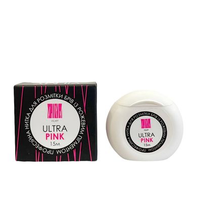 Професійна нитка для розмітки брів "VILMY" ULTRA PINK,15 м