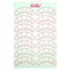 Marked eyelash extension patches (sheet) &ndash; 14 pads, 1 pack