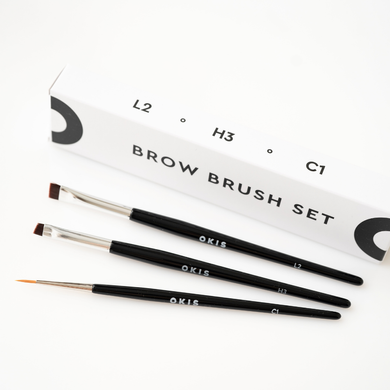 Набір пензлів Brow Brush set OKIS BROW Limited edition