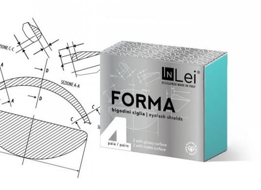 Набор силиконовых бигуди InLei"FORMA", 4 пары