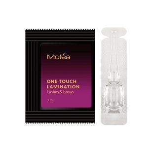 Molea mini set. One-step composition for laminating eyelashes and eyebrows ONE TOUCH LAMINATION