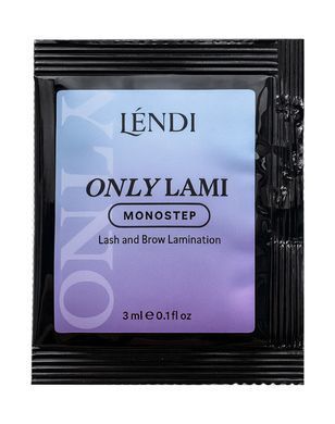 Lendi MONOSTEP OnlyLami, Состав для ламинирования ресниц и бровей 3мл