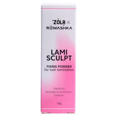 ZOLA x Romashka LamiSculpt fixing powder for eyelash lamination, 10 g