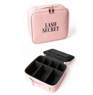 Bag for lash maker LASH SECRET pink 22*25*9cm