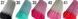 Silicone brushes with glitter, pack of 50 pcs. Color 37